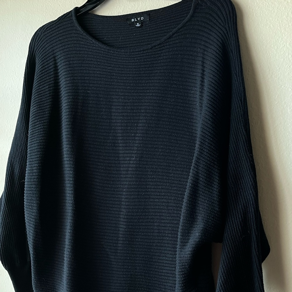 Black BLVD long Sleeve sweater